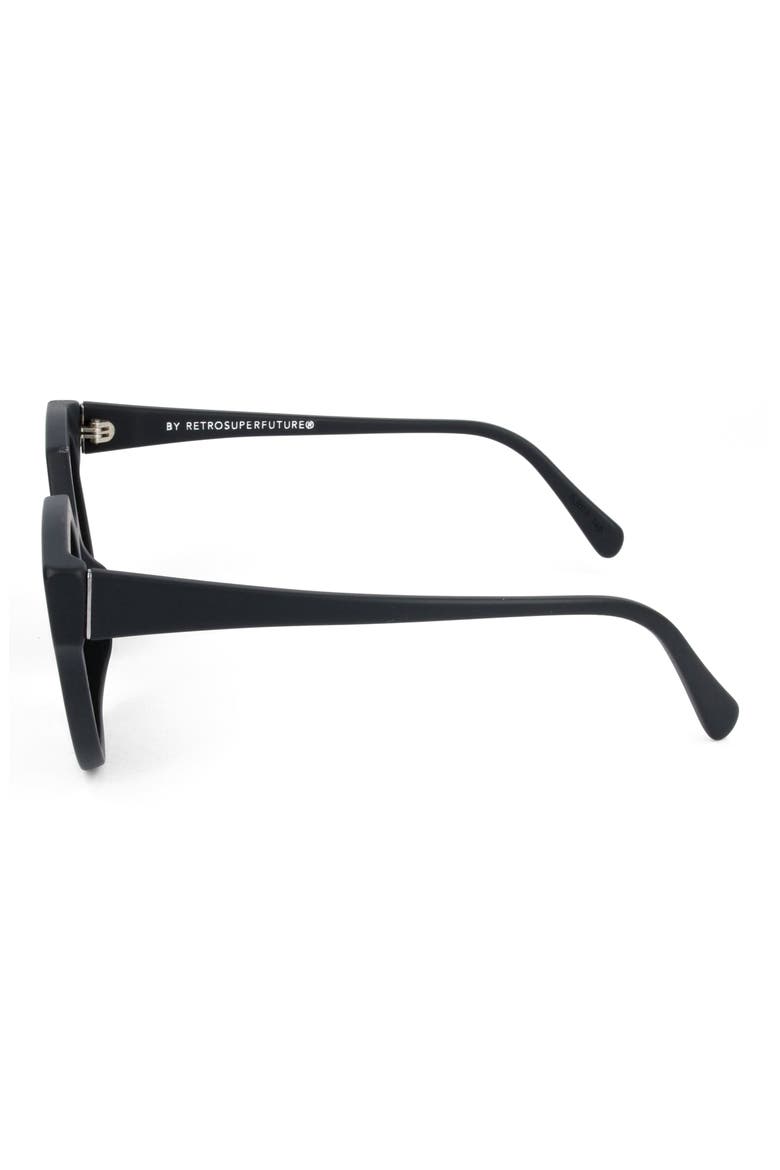 53mm Cat Eye Sunglasses, Alternate, color, BLACK
