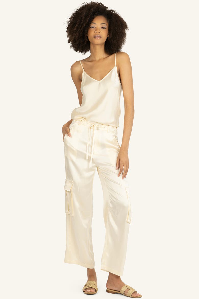 Lyla Pants, Alternate, color, Vintage Crème