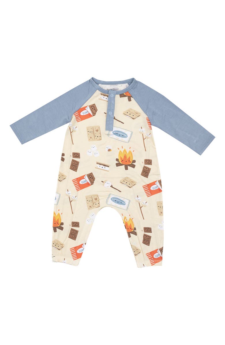Angel Dear S'Mores Romper, Main, color, 