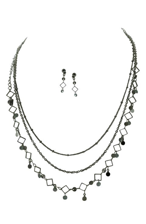 Nuo Necklace & Earrings Set