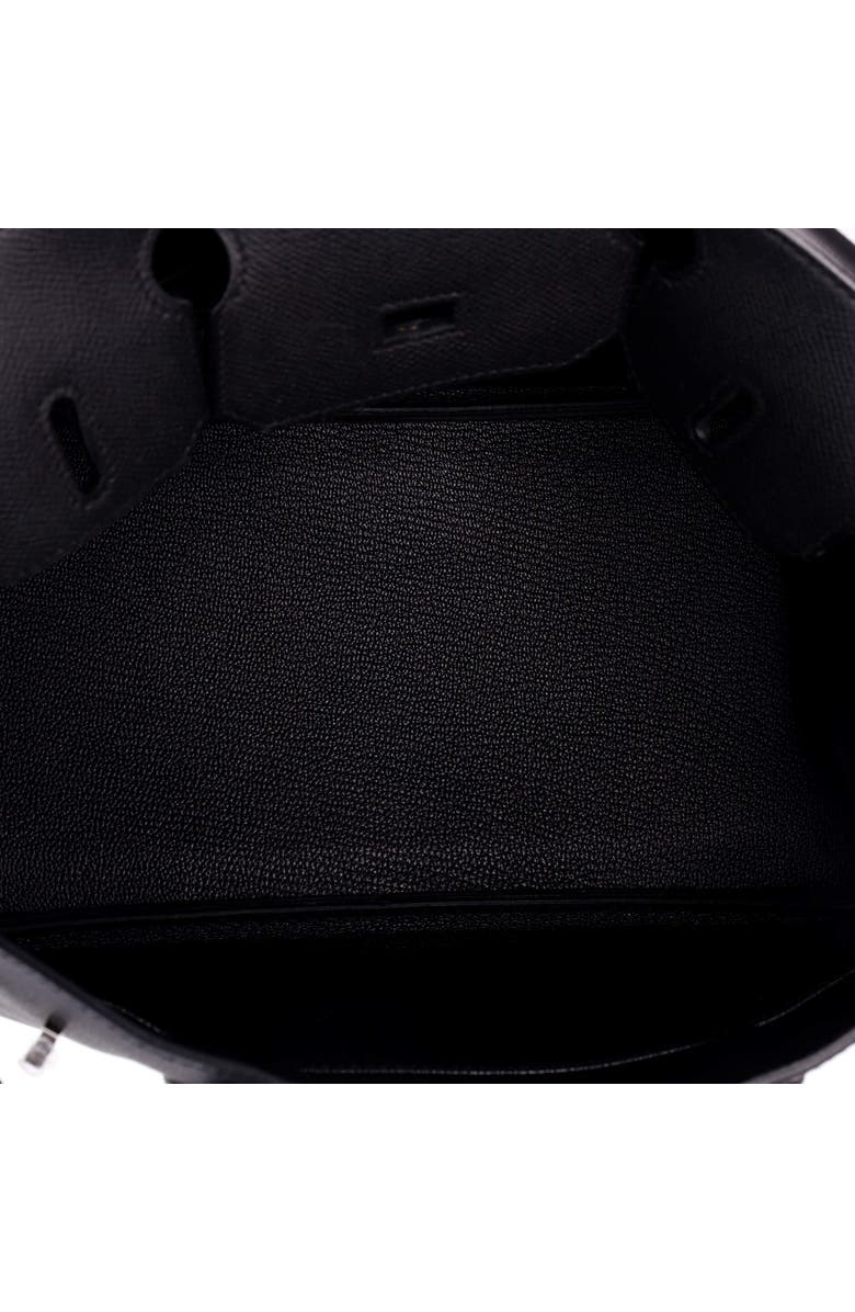 Pre-Owned Hermes Birkin Handbag Black Epsom with Palladium Hardware 30, Alternate, color, Noir