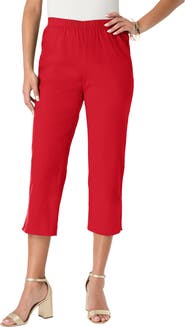 Roaman's Plus Size Comfort Stretch Capri Jean