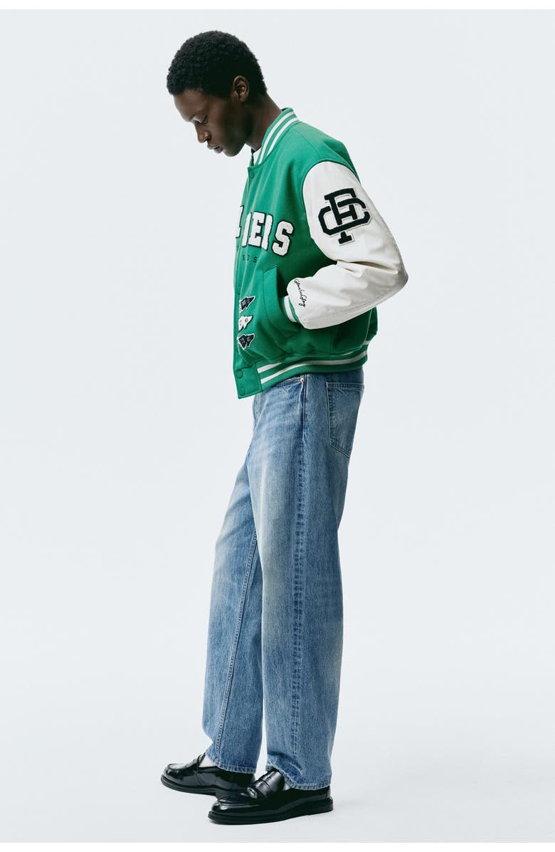 H&M Loose Jeans, Main, color, Blue