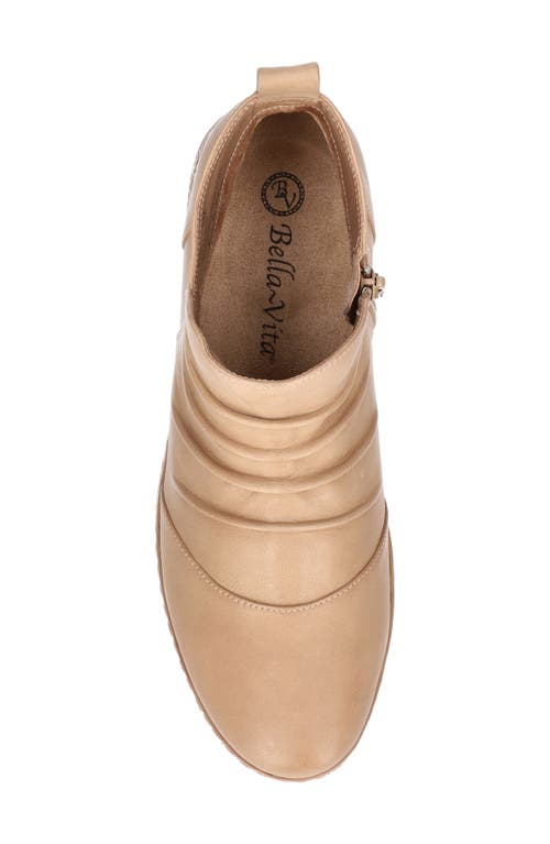Bella Vita Raquel Womens Leather Padded Insole Booties In Brown