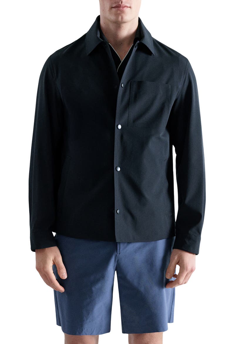 Water Repellent Jacket, Main, color, NAVY
