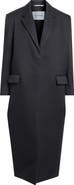 Balenciaga Wool Gabardine Long Sack Coat