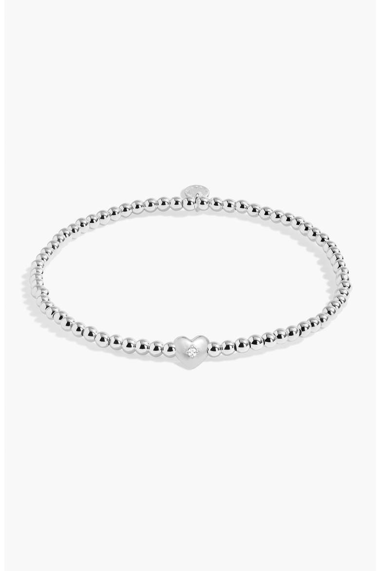 A Little 'Happy Birthday' Bracelet, Alternate, color, Metallic Silver