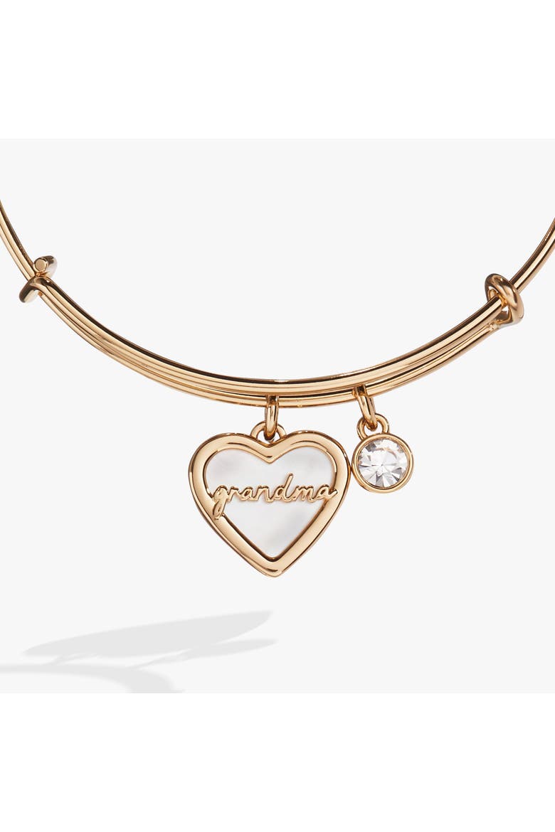 Grandma Mother of Pearl Bangle, Alternate, color, Gold