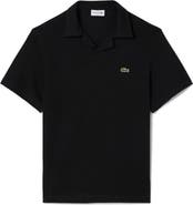 Lacoste Johnny Collar Cotton & Linen Piqué Polo