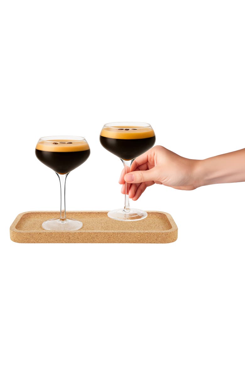 FINAL TOUCH Espresso Martini Set - 3 Pieces - 10 oz, Alternate, color, Clear
