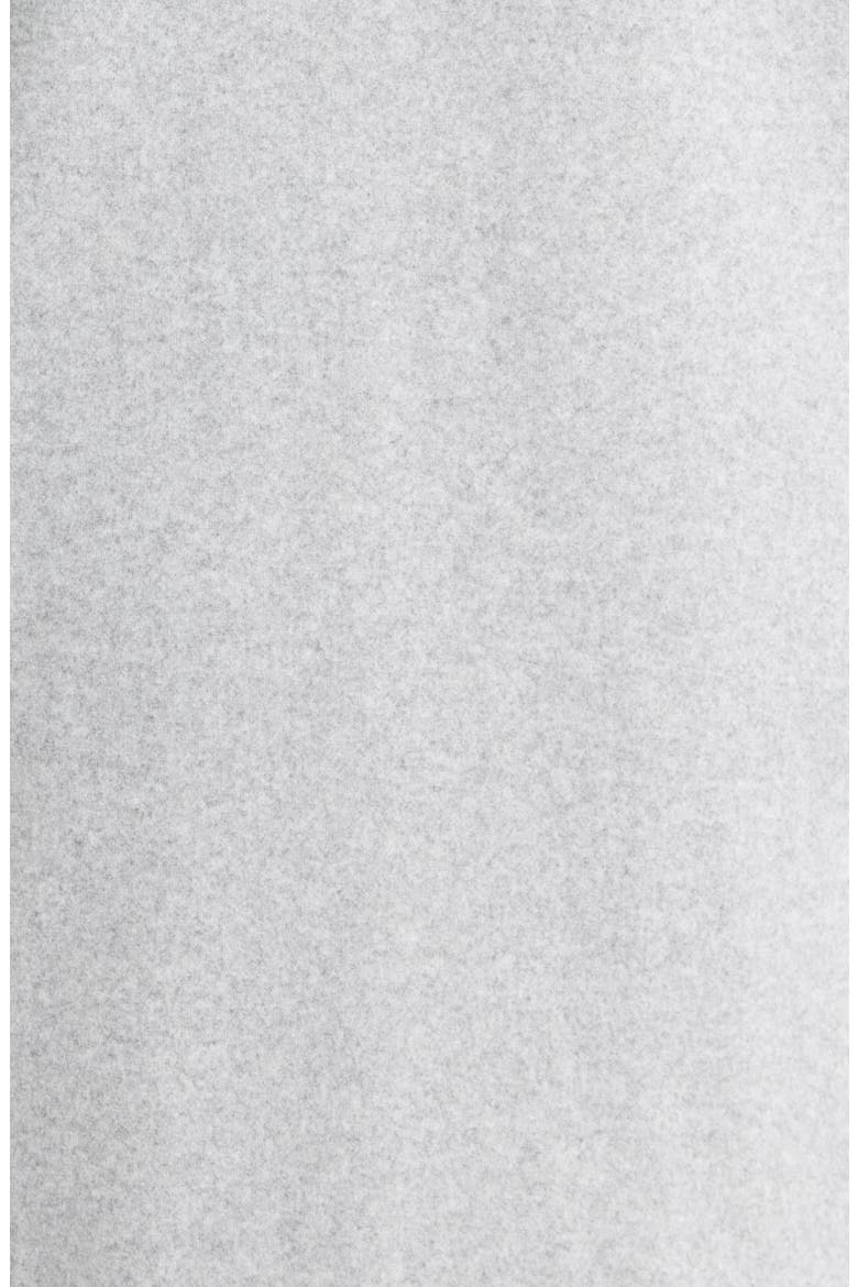 Soho Oversize Open Front Melton Overcoat, Alternate, color, LIGHT HEATHER GREY