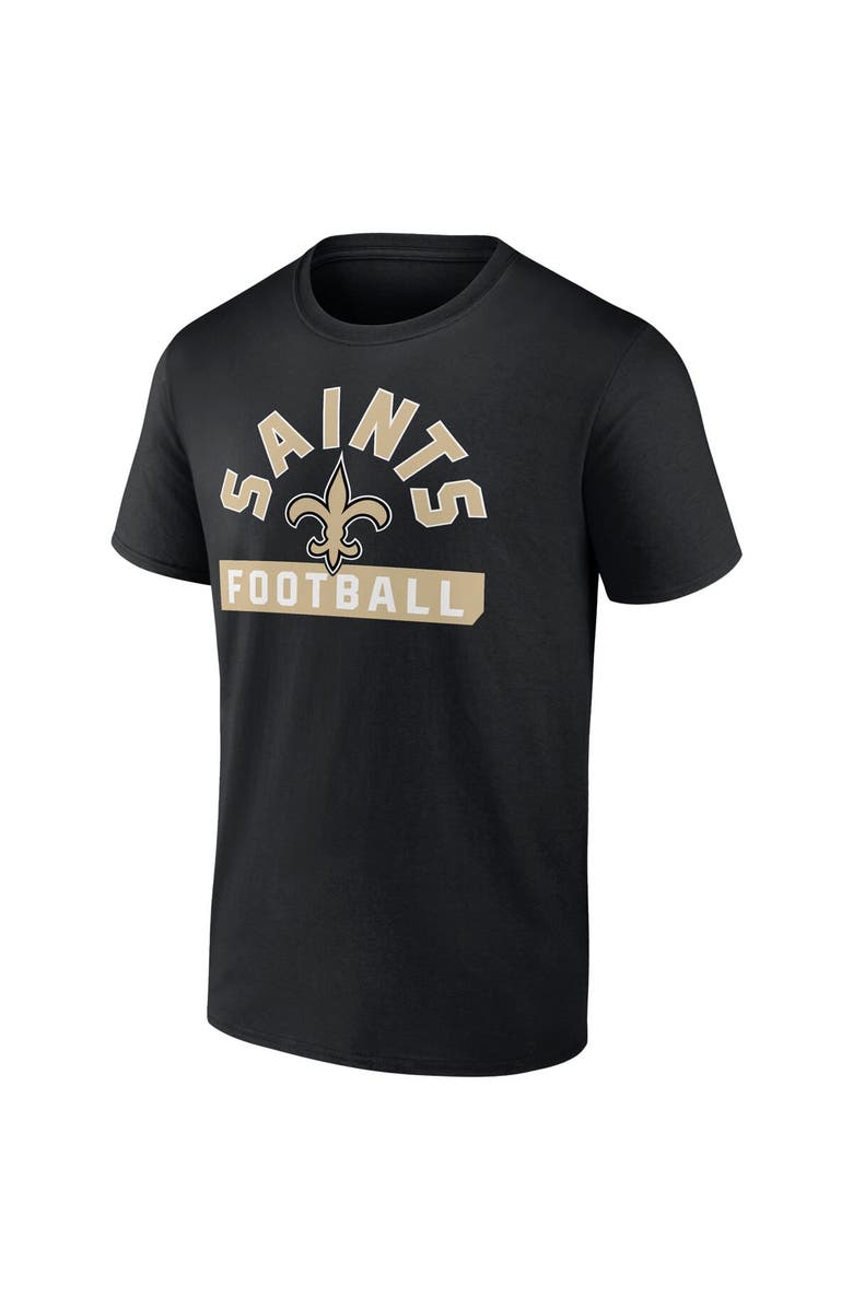 FANATICS Men's Fanatics Branded Black/White New Orleans Saints Two-Pack 2023 Schedule T-Shirt Combo Set, Alternate, color, Black