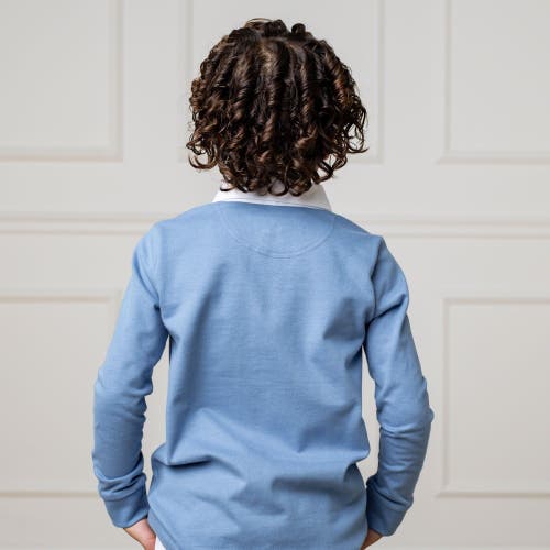 HOPE & HENRY HOPE & HENRY BOYS' ORGANIC RUGBY SHIRT, KIDS