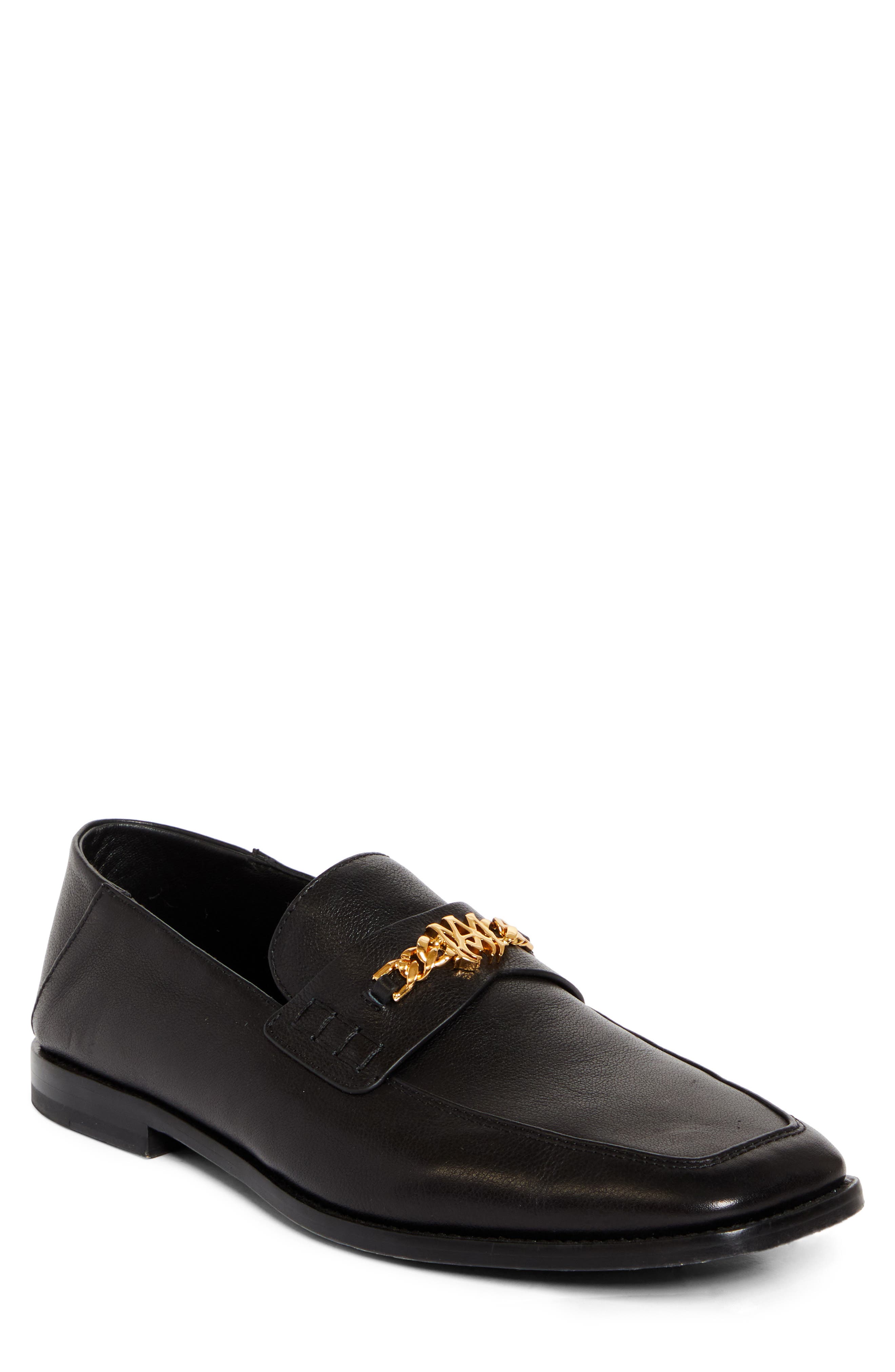 AMIRI MA Chain Penny Loafer, Main, color, Black