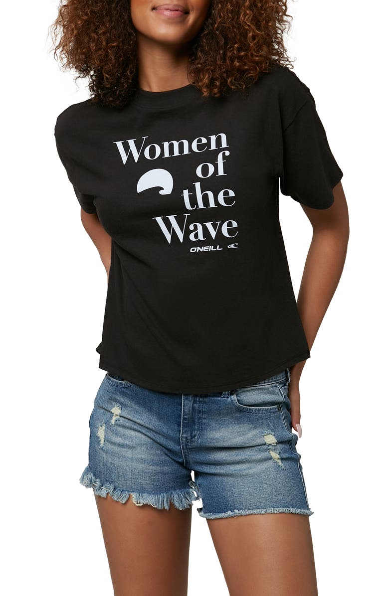 O'Neill Wave Women Graphic Tee, Main, color, 