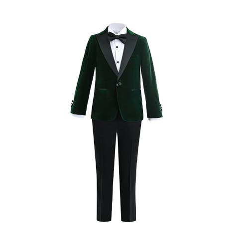 Velvet Suit with Peak Lapel (Toddler, Little Kid & Big Kid)