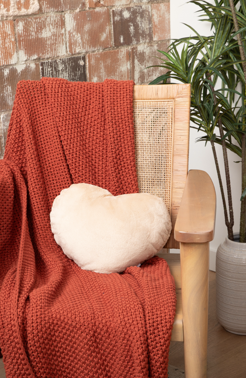 Hugimals World Heart To Hug Pillow In Brown