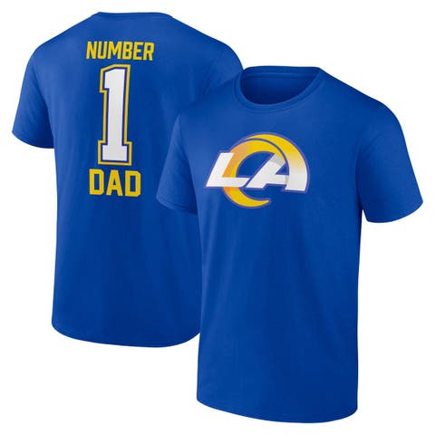 Men's Fanatics Branded Royal Los Angeles Rams Father's Day T-Shirt