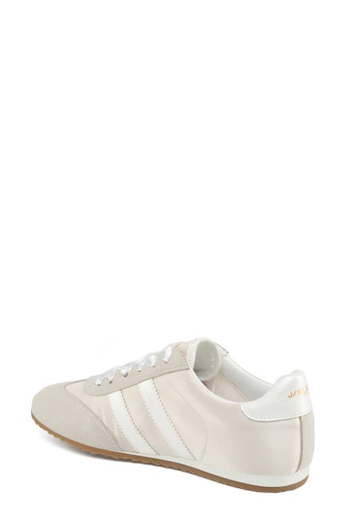Jslides Low Top Sneaker In White/silver