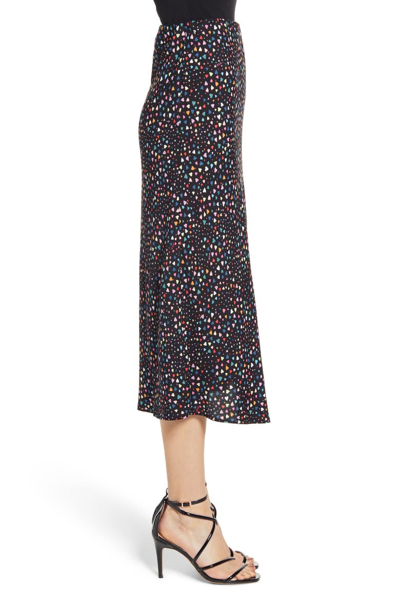 Brynne Print Midi Skirt, Alternate, color, DITSY HEART