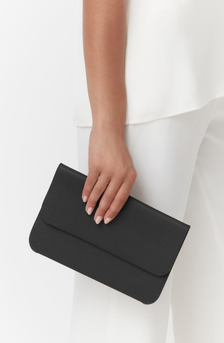 Cuyana System Leather Clutch, Alternate, color,