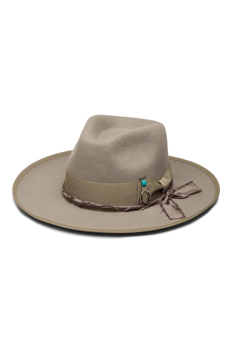 Boone Wool Felt Rancher Hat, Main, color, LINEN