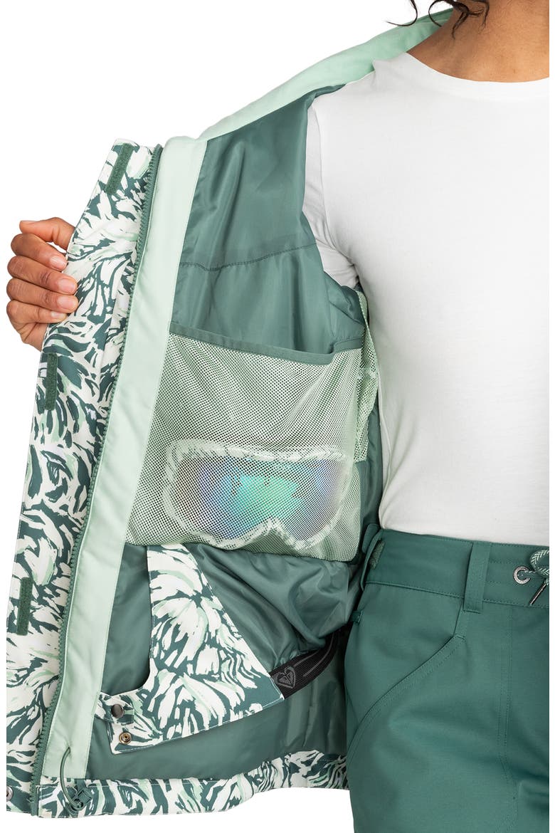 Jetty Waterproof Snow Jacket, Alternate, color, DARK FOREST WILD
