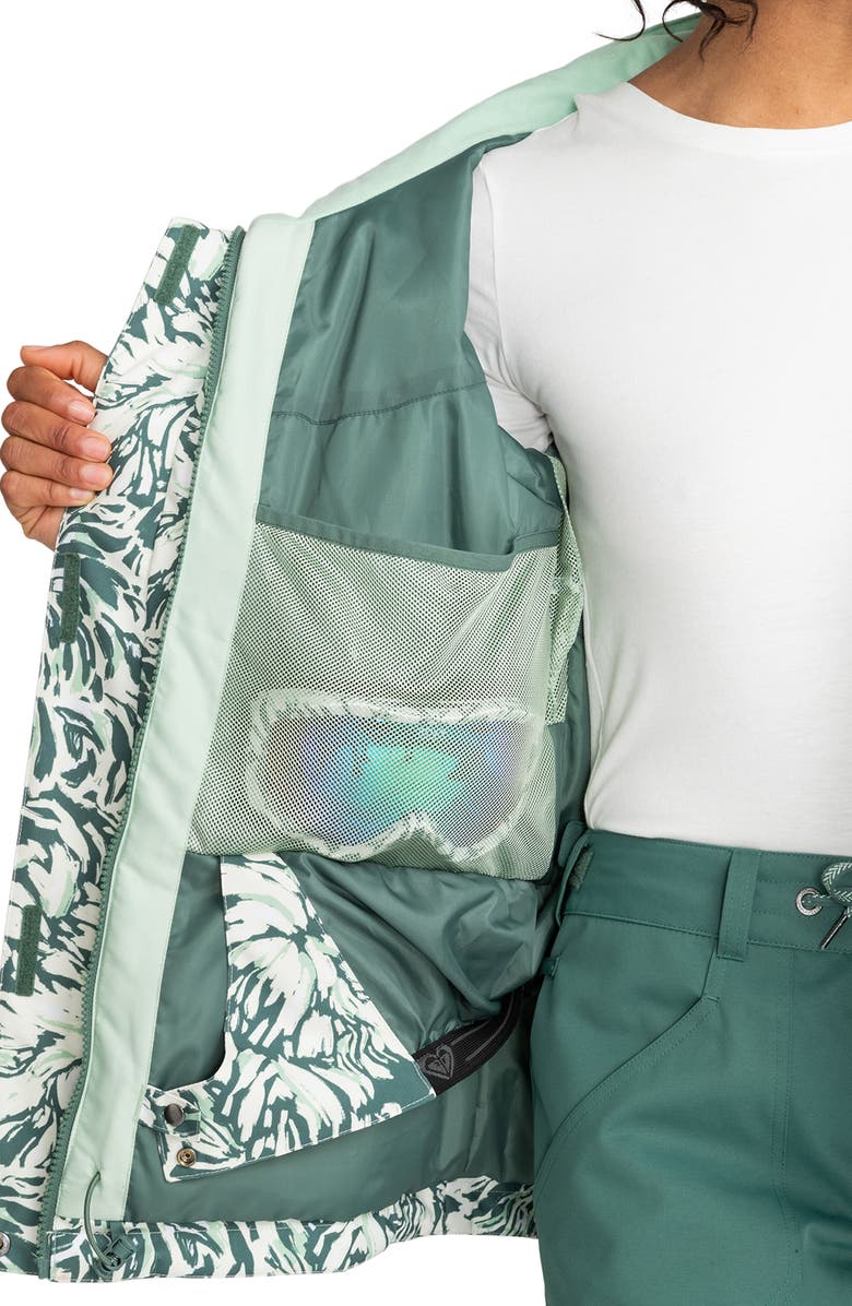 Roxy Jetty Waterproof Snow Jacket, Alternate, color,