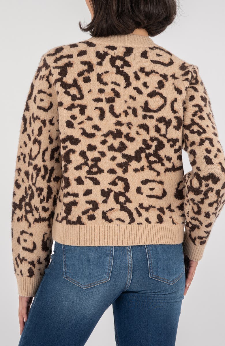 KUT from the Kloth Gisela Sweater, Alternate, color, Beige/ Brown