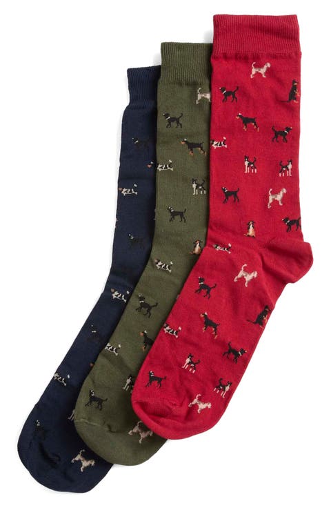 Dog 3-Pack Crew Socks