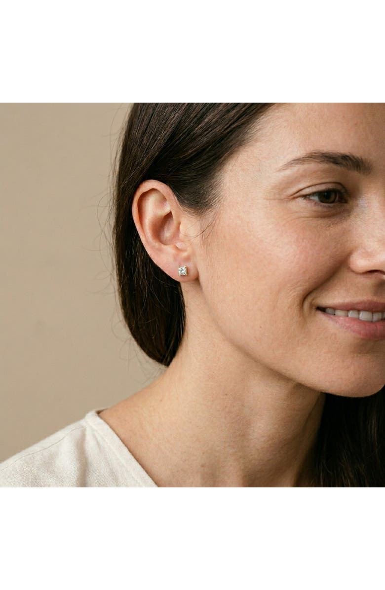 Haus of Brilliance AGS Certified 14k Yellow Gold 1/4 Cttw Diamond Solitaire Stud Earrings, Alternate, color, Yellow Gold