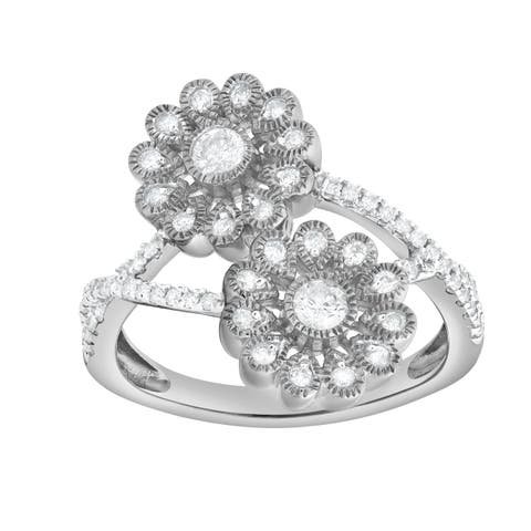 Petals of Promise 0.50 Ct Natural Diamond 10K Gold Ring