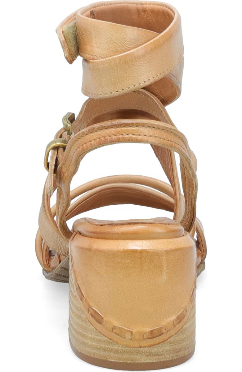 A.S.98 Mack Ankle Wrap Sandal, Alternate, color, Sand