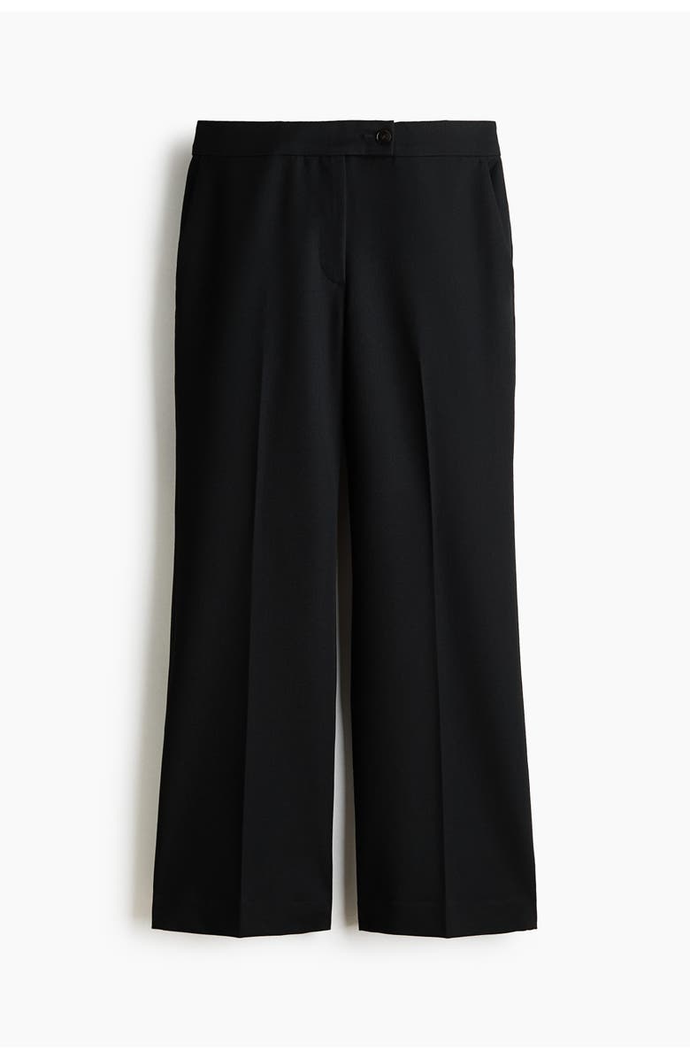 H&M Bootcut Ankle-length Trousers, Main, color, 