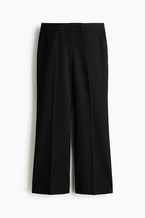 Bootcut Ankle-length Trousers