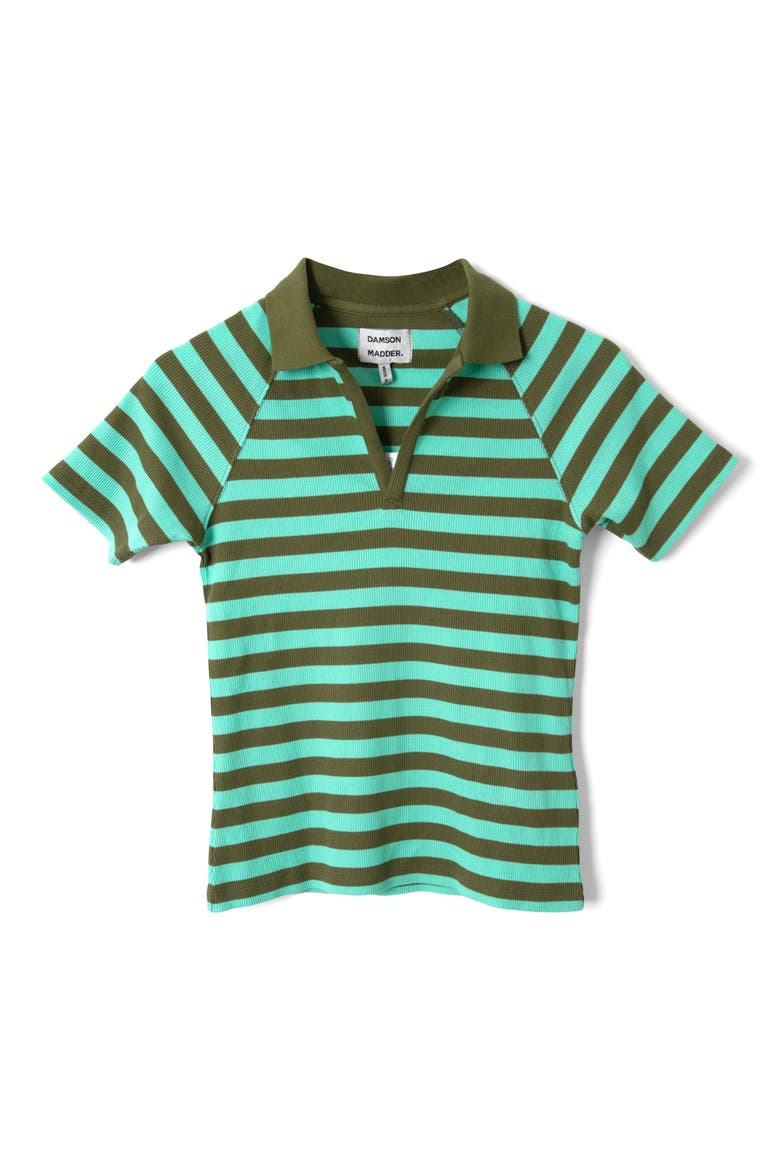 Delphi Stripe Polo Shirt, Main, color, GREEN