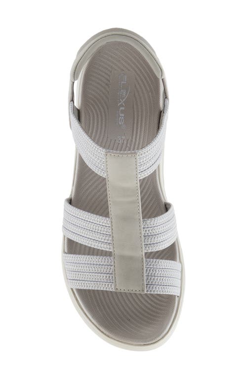 Flexus By Spring Step Cardona Wedge Sandal In Grey