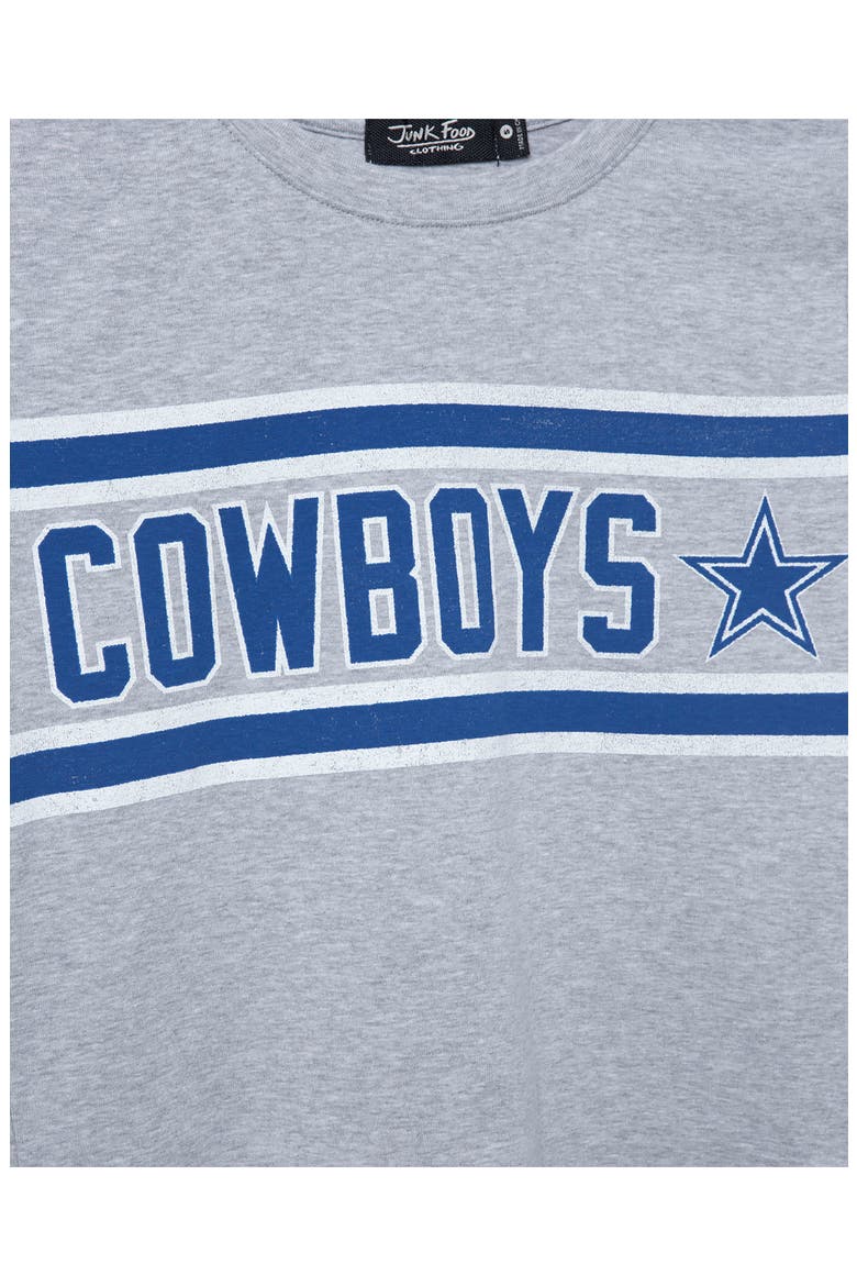 Cowboys Sideline Graphic Baby Tee, Alternate, color, HEATHER GREY