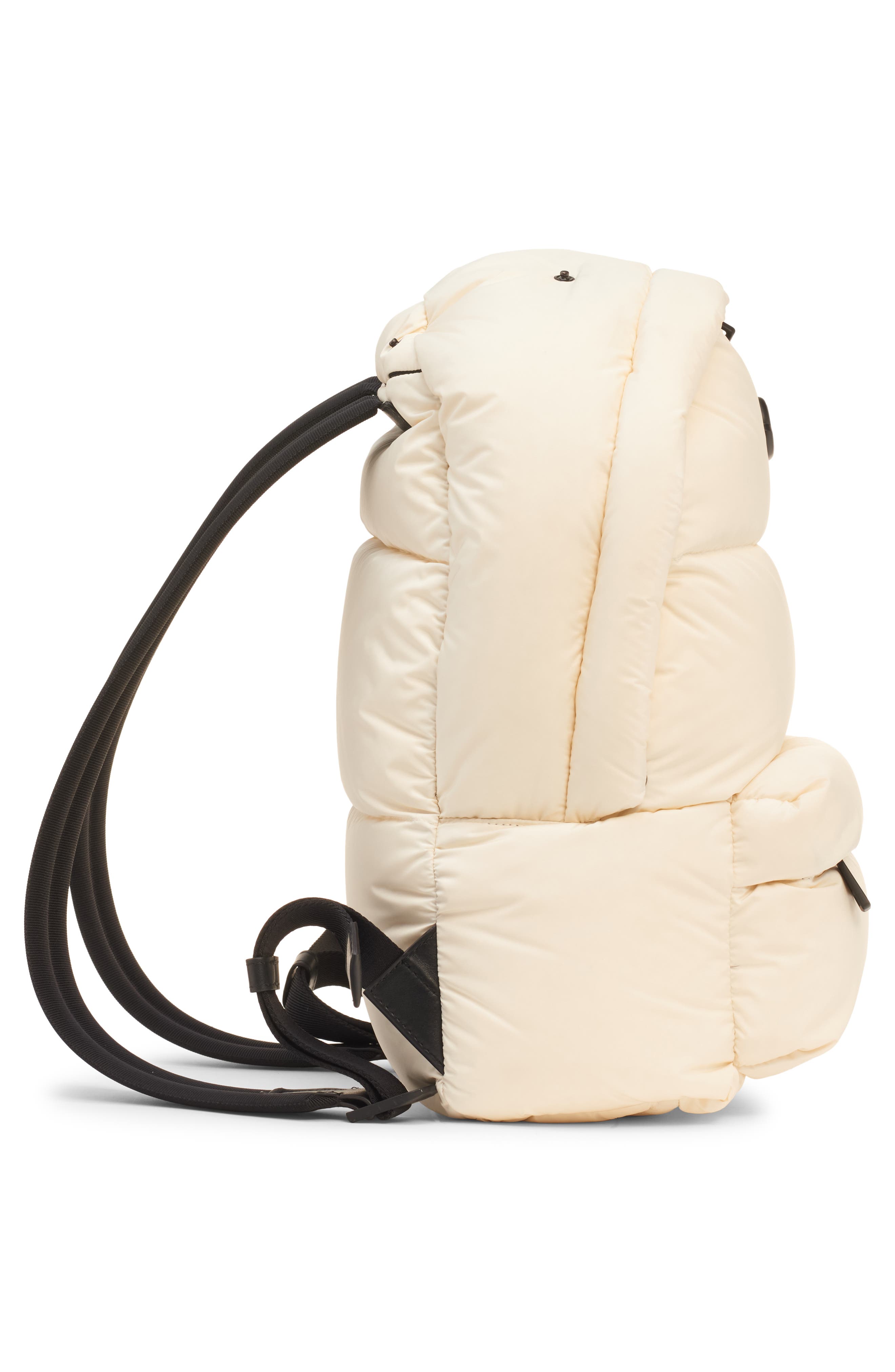 Moncler Caradoc Puffer Backpack, Alternate, color, Ivory
