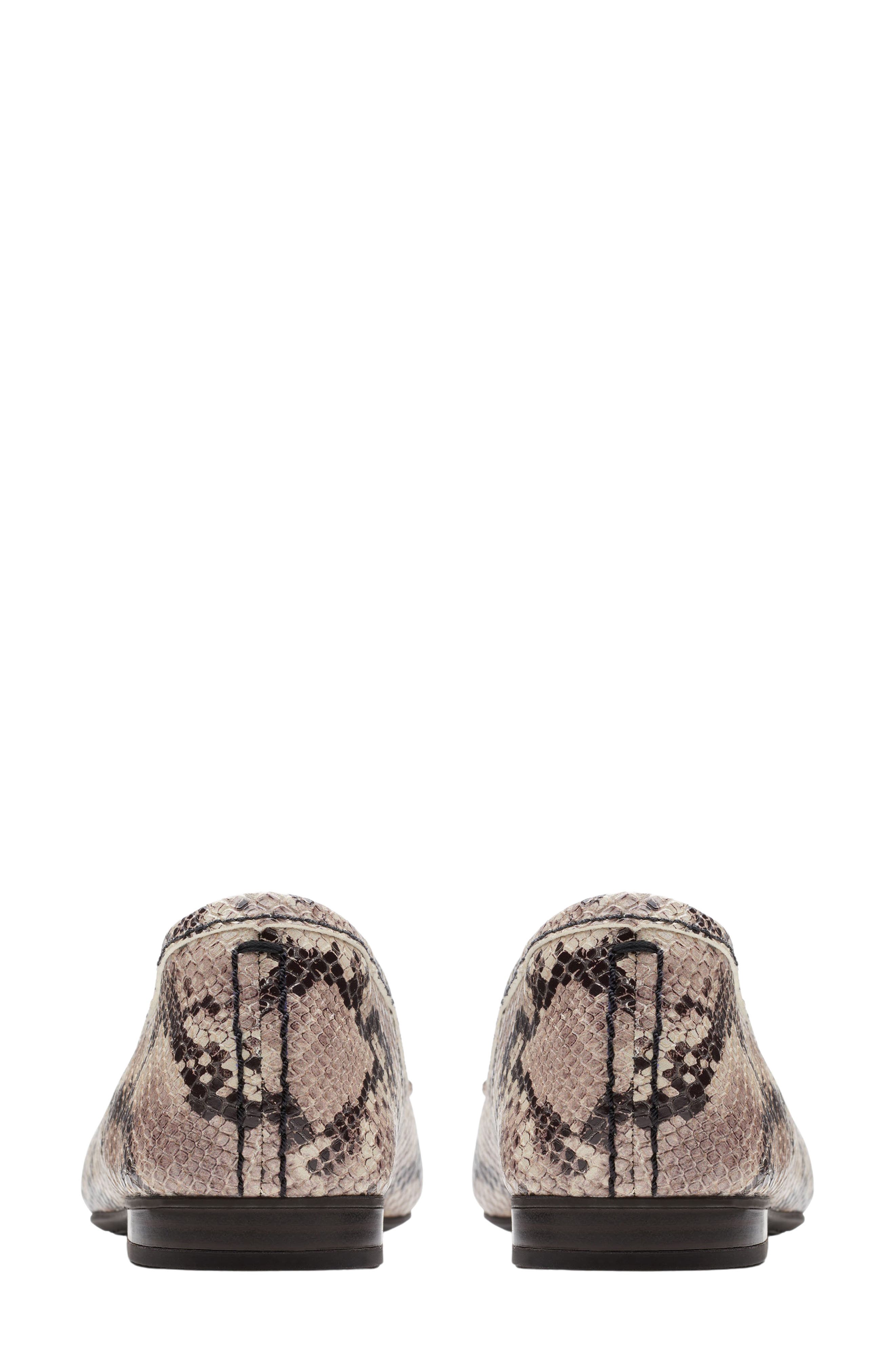 Clarks<sup>®</sup> Fawna Lily Ballet Flat, Alternate, color, Snake Print