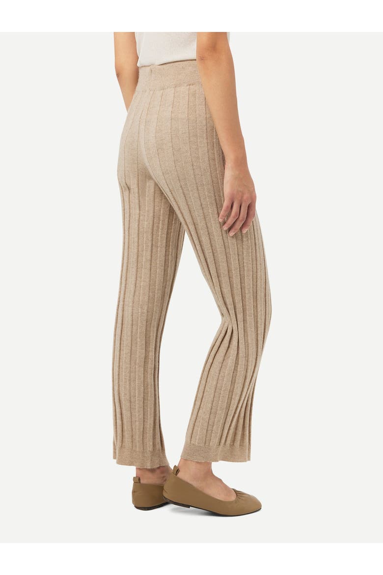Textured Knit Cashmere Pants, Alternate, color, warm grey