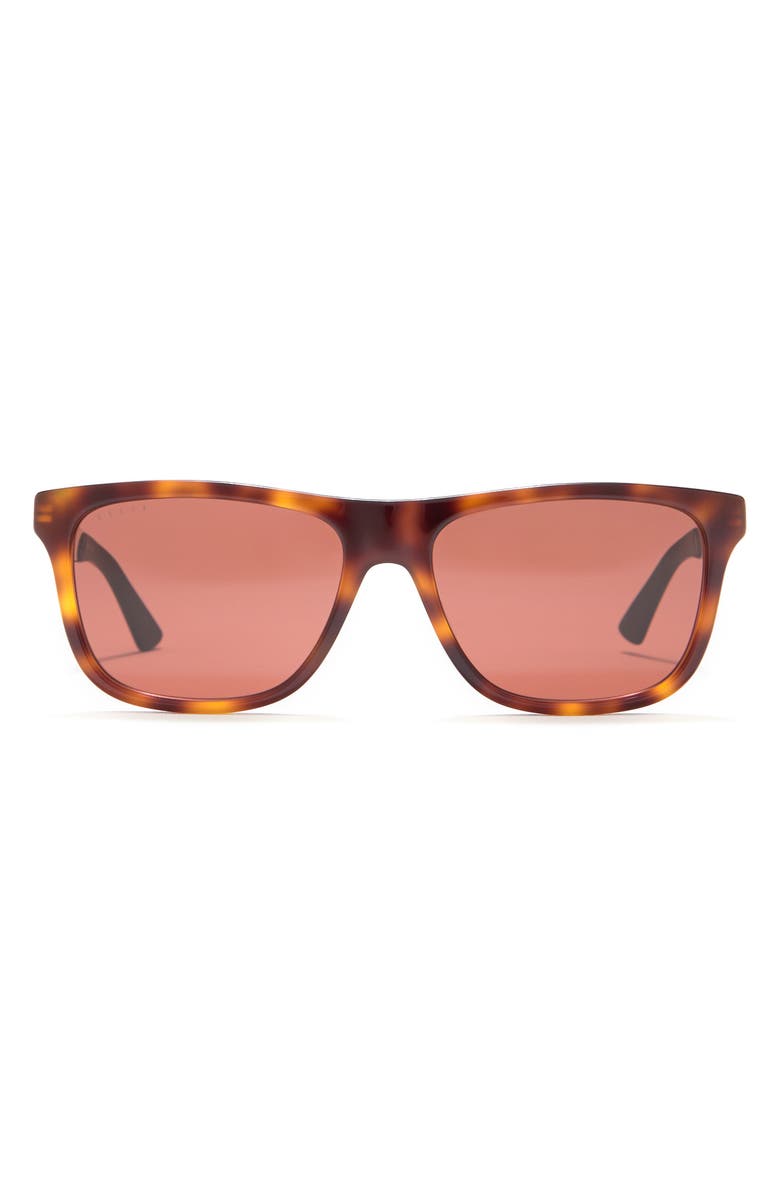 Gucci 57mm Square Sunglasses, Main, color,