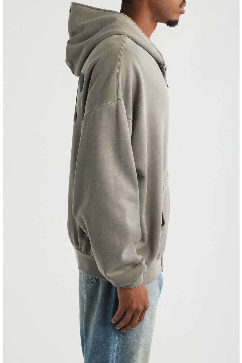'90s Graphic Zip Hoodie, Alternate, color, WASHED SEAL