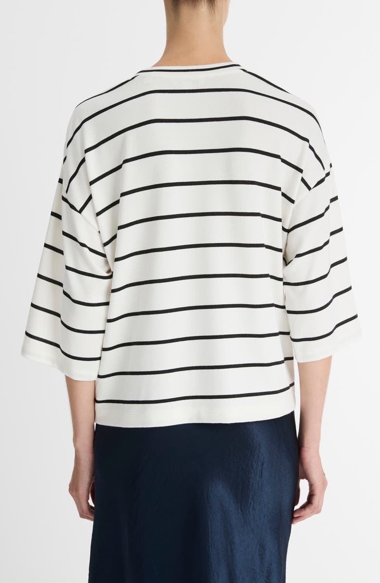 Vince Stripe Wide Sleeve Knit Top, Alternate, color, 