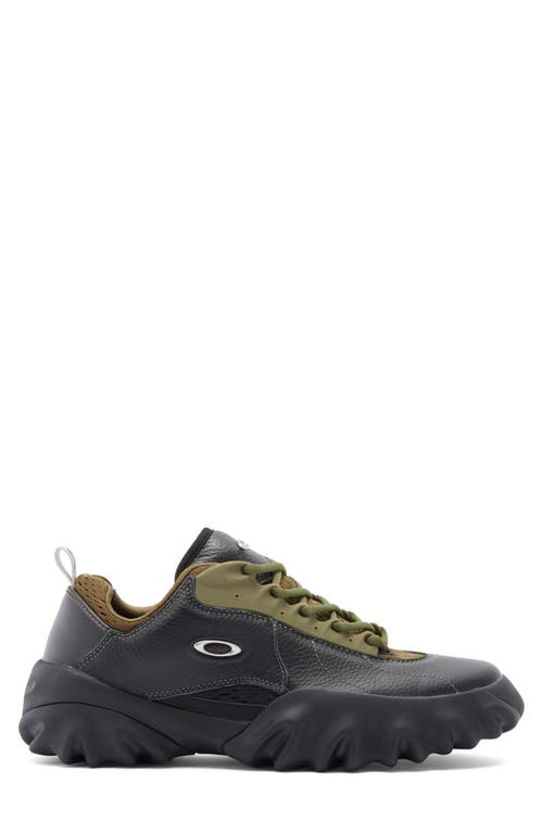 Oakley Factory Team Chop Saw Mixed Media Sneaker In Black