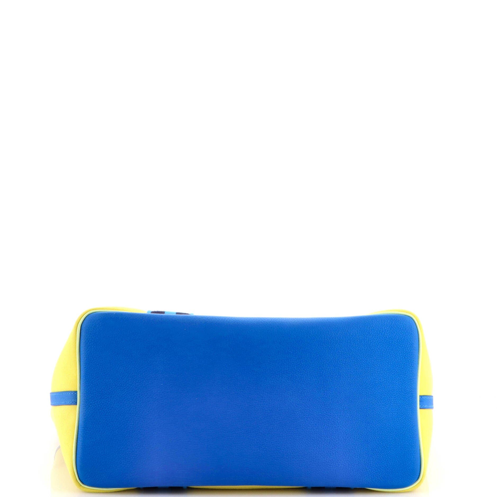 Pursangle Tote Canvas with Leather, Alternate, color, Yellow