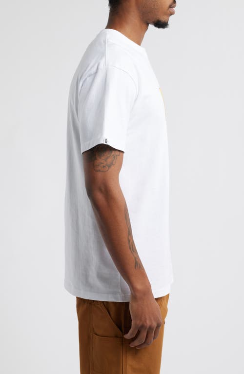 Icecream Seeing Cones Graphic T-shirt In White