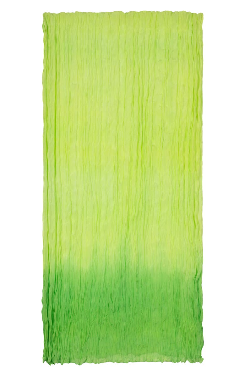 Polo Ralph Lauren Dip Dye Silk Pleated Scarf, Alternate, color, 