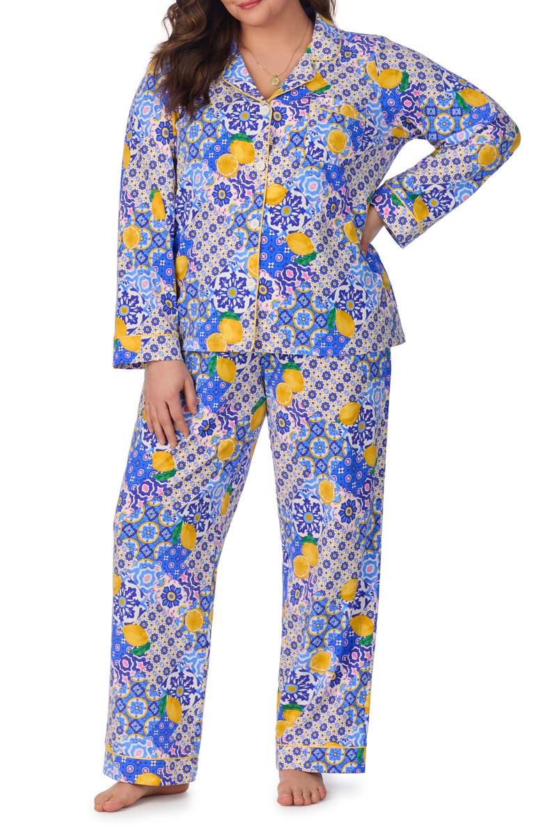 BedHead Pajamas Print Stretch Jersey Pajamas, Alternate, color, 