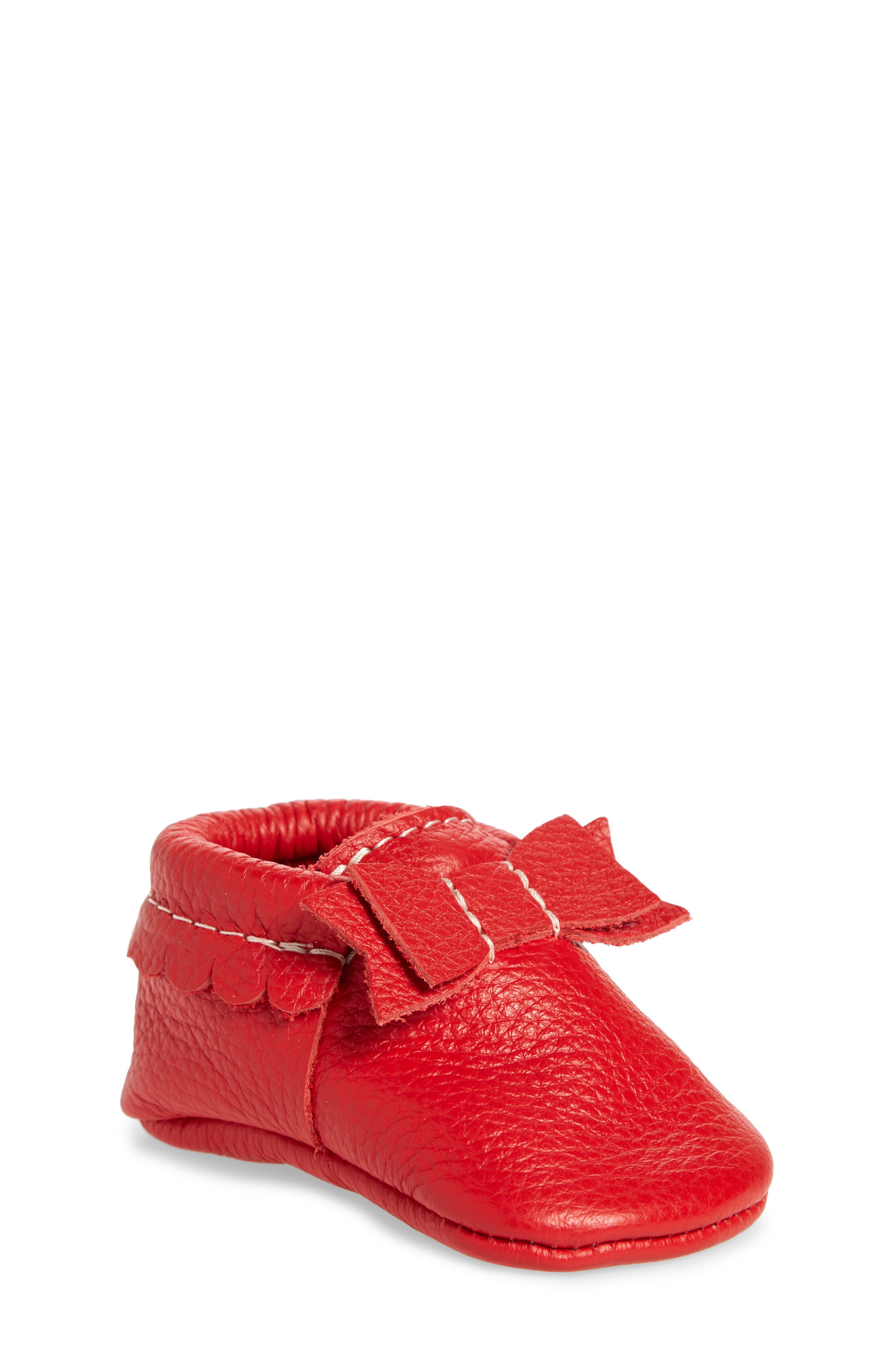 Freshly Picked Santa Baby Moccasin, Main, color, 